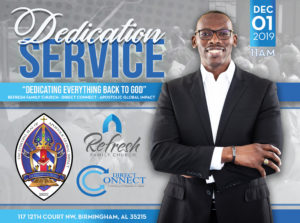 Dedication Service Flyer
