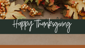 Happy Thanksgiving